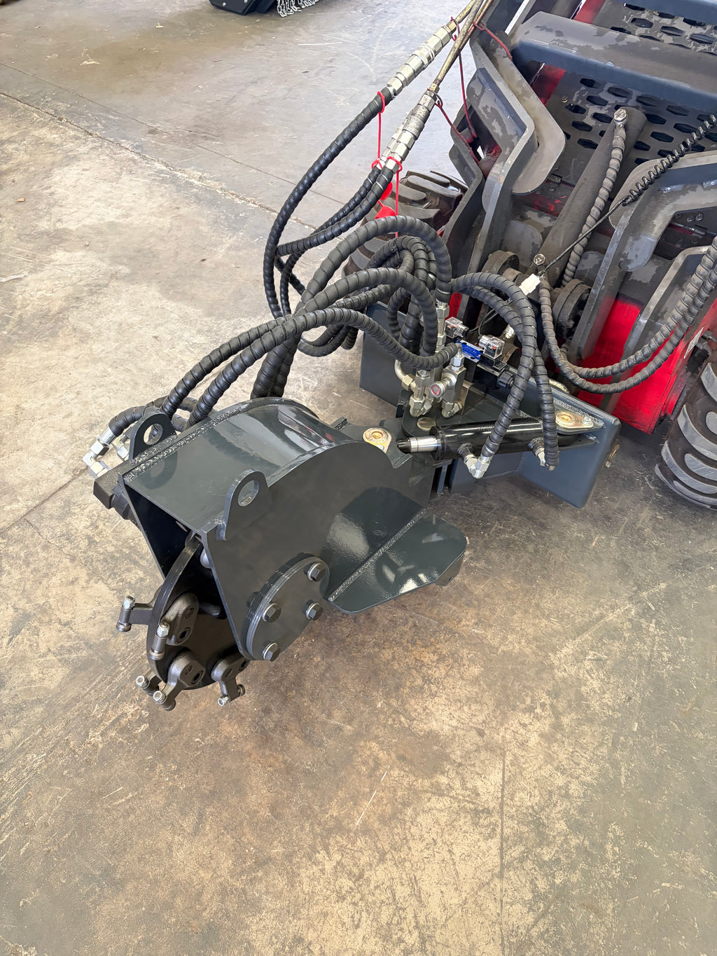 Mini Skid Swing Head Stump Grinder